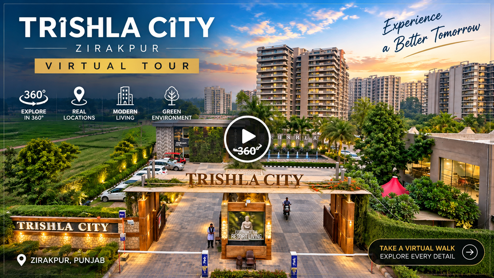 Trishla City Zirakpur Virtual Tour Thumbnail image